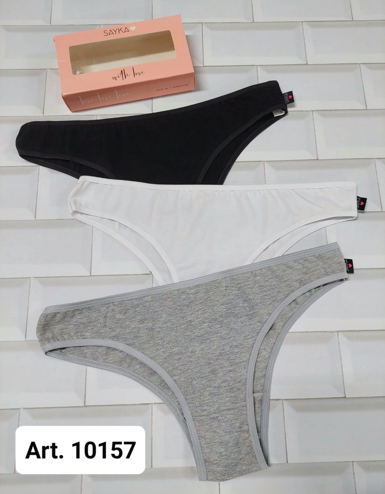 Venta por Catalogo de Vedetina alg y lycra Pack x3 - SAYKA con Tu Catalogo
