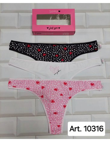 Colaless algodon y lycra Pack x3 SAYKA