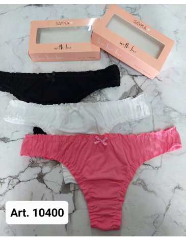 Colaless algodon y lycra Pack x3 SAYKA