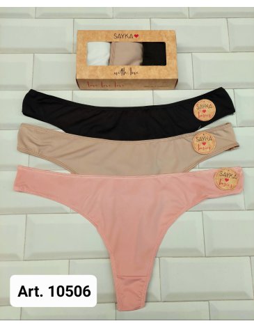 Colaless microfibra Pack x3 - SAYKA