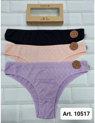 Vedetina microfibra desagujada Pack x3 - SAYKA