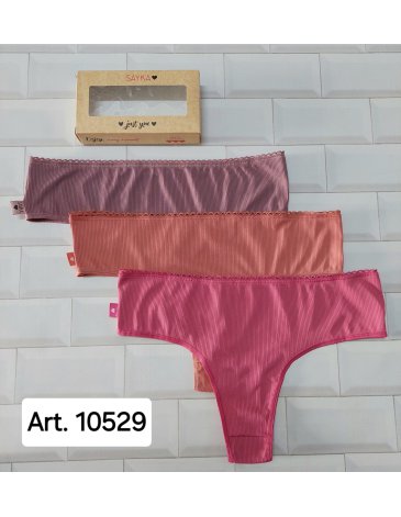 Culotteless microfibra Pack x3 SAYKA