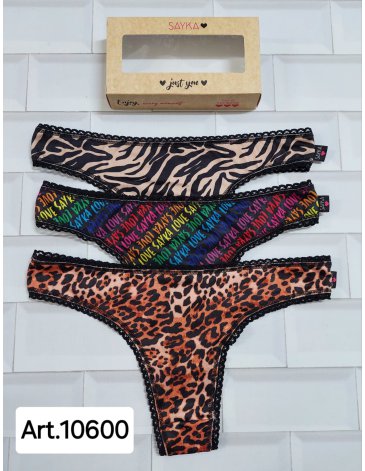 Culotteless microfibra Pack x3 - SAYKA