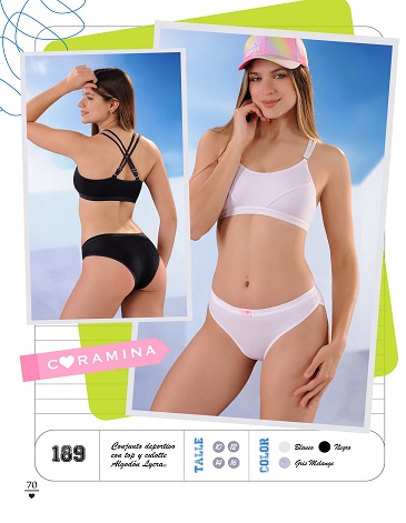 Conjunto deportivo juvenil alg y lycra c/culotte T10/16 CORAMINA