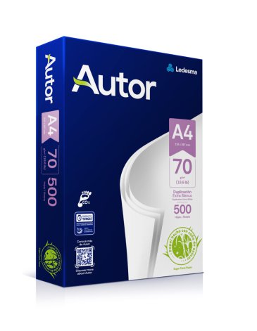 Resma A4 Ledesma Autor 70 Gramos 500 Hojas  LEDESMA