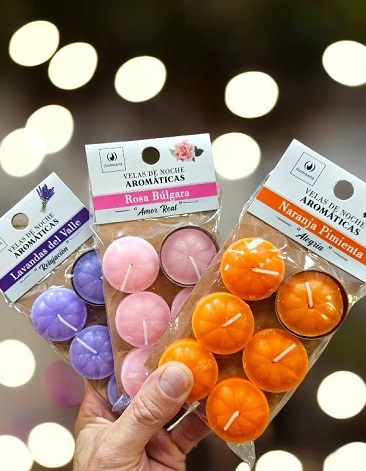 Velas de Noche Aromaticas x 6 AROMANZA