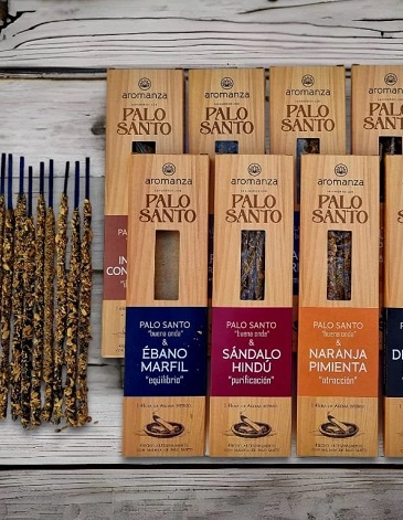 Palo santo buena onda combinado x8 unid AROMANZA