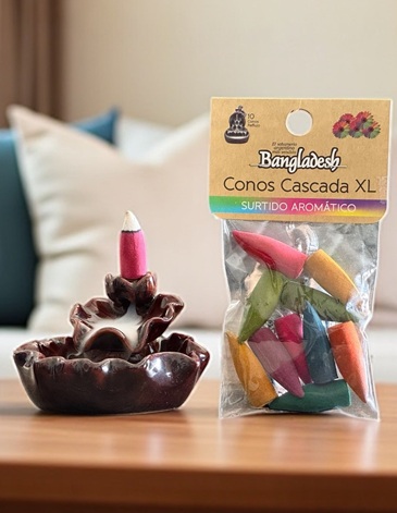 Conos cascadas xl por 10 unidades AROMANZA