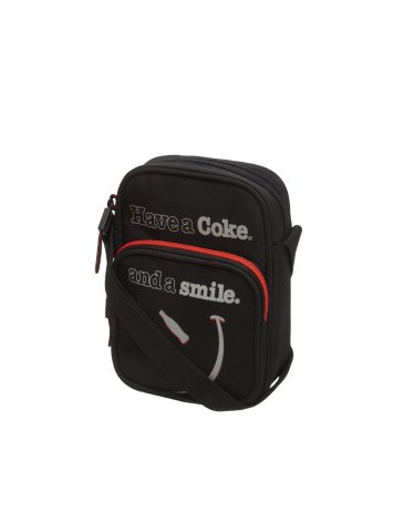 Bandolera Smile Black Grey Coca-Cola