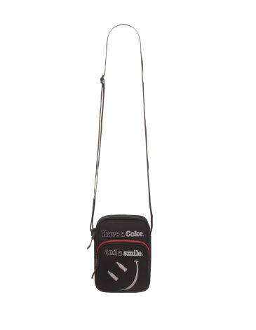 Bandolera Smile Black Grey - Coca-Cola