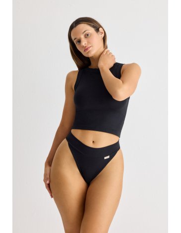 Vedetina de algodón & lycra con cintura doble. TS/M - L/XL. Pack x3 BRIGITTE