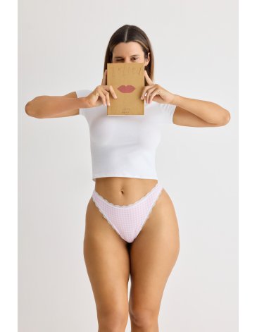 Less de algodón & lycra con puntilla. TS/M - L/XL. Pack x3 BRIGITTE