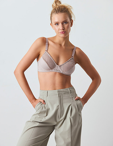 Corpiño doble alg y lycra T95/110 BRIGITTE