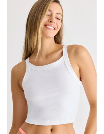 Musculosa de escote recto. TS/XL BRIGITTE