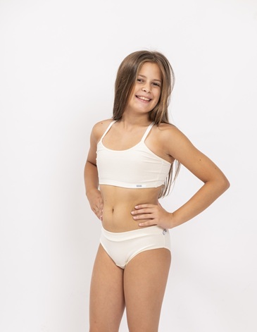 Bombacha juvenil algodon y lycra con media cintura T12/18 DOLCISIMA