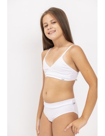 Bombacha juvenil algodon y lycra con media cintura T12/18 - DOLCISIMA
