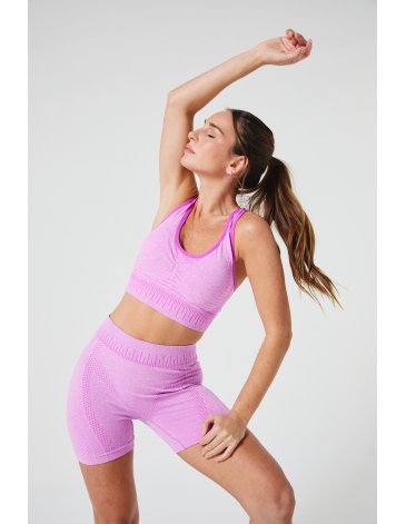 Conjunto top espalda cruzada y calza corta Talle Unico MAXIMA