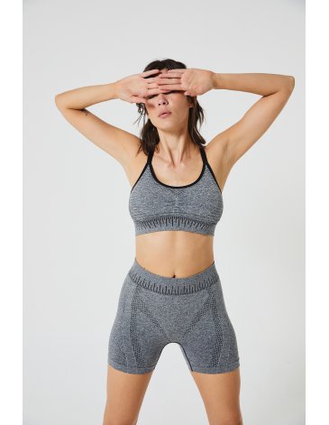 Conjunto top espalda calada y calza corta Talle Unico MAXIMA