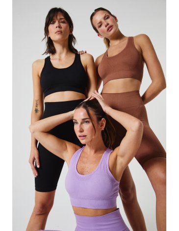 Conjunto top espalda cruzada y ciclista Talle Unico MAXIMA