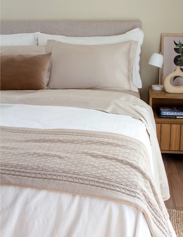 Sabana lisa 300 hilos King ARCO IRIS