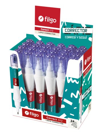Corrector Liquido Correct 012 / Display x 24 FILGO