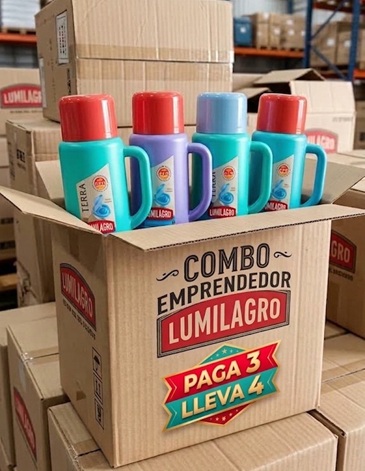 COMBO TERMO TERRA 4x3 1000 Ml LUMILAGRO