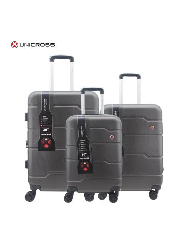 Set de Valijas ABS 20'' 24'' 28'' Pulgadas UNICROSS