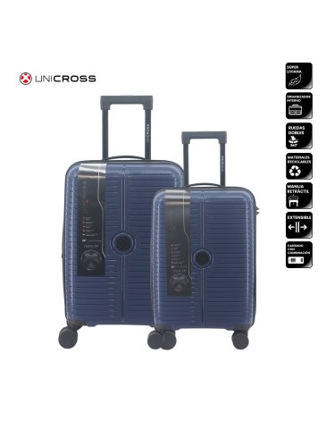 Set de Valija 20'' 24'' de PP TSA UNICROSS
