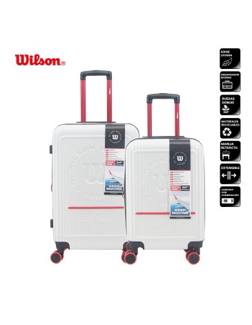 Set Valijas abs 20'' 24'' WILSON