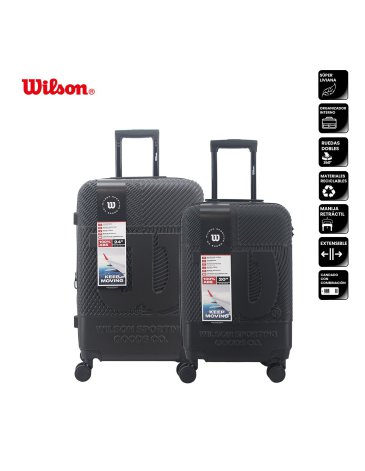 Set Valijas ABS 20'' 24'' Pulgadas WILSON