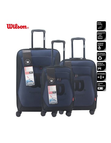 Set valijas 20'' 24'' 28'' WILSON