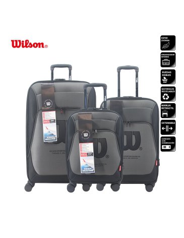 Set valija 20'' 24'' 24'' WILSON