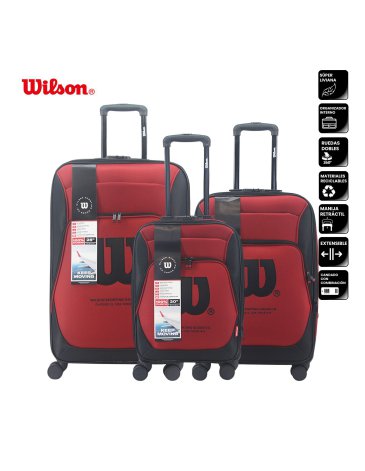 Set valija 20'' 24'' 28'' WILSON