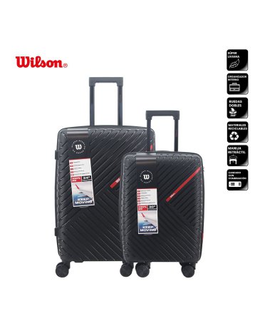 Set de Valijas 20'' 24'' Pulgadas WILSON