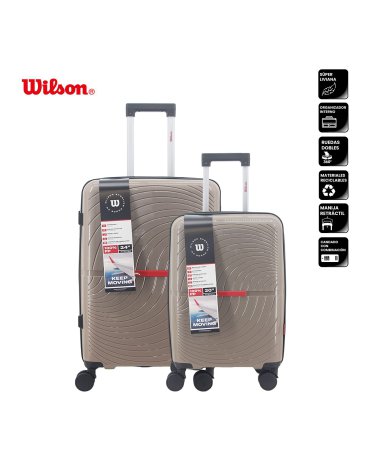 Set de Valijas 20'' 24'' de PP  Irrompible Viral WILSON