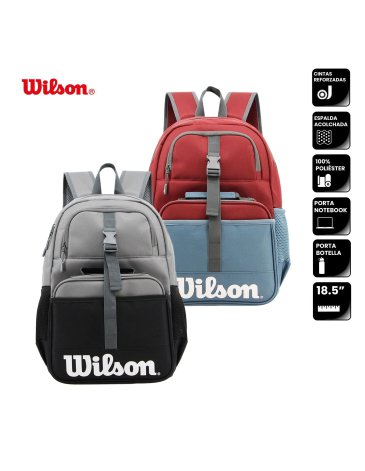 Set Mochila Portanotebook + Lunchera 17