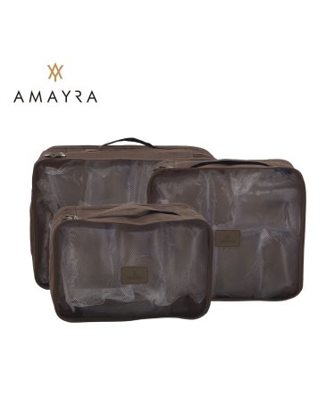 ORGANIZADOR DE VIAJE  3 PIEZAS - AMAYRA