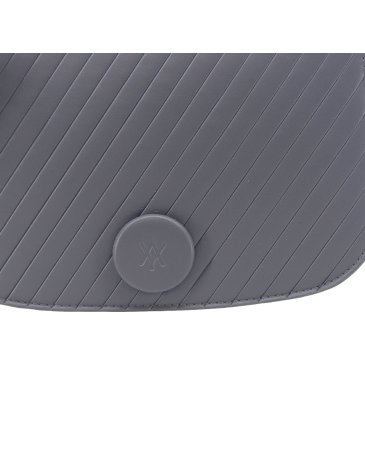 CARTERA  GRIS OSCURO - AMAYRA