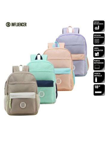 Mochila 18'' INFLUENCER