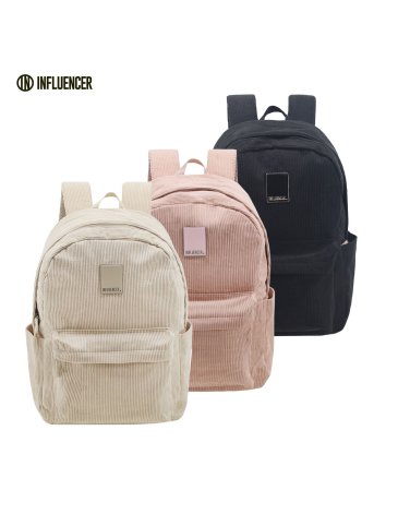 Mochila corderoy INFLUENCER