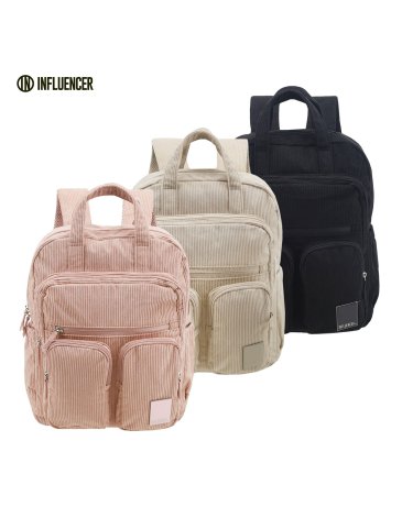 Mochila corderoy INFLUENCER