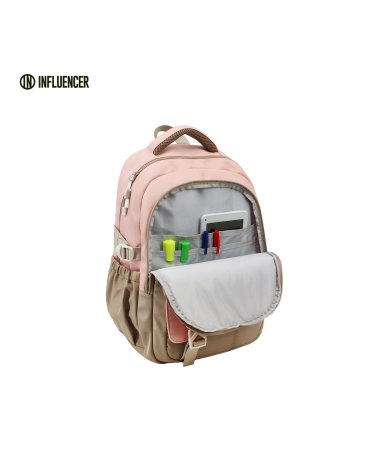 Mochila 18'' con cartuchera - INFLUENCER