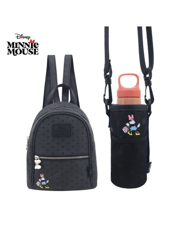 Mochila y Porta Botella Minnie - DISNEY