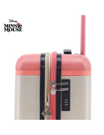 VALIJA CARRY ON 20'' ABS/PC CREMA MINNIE - DISNEY