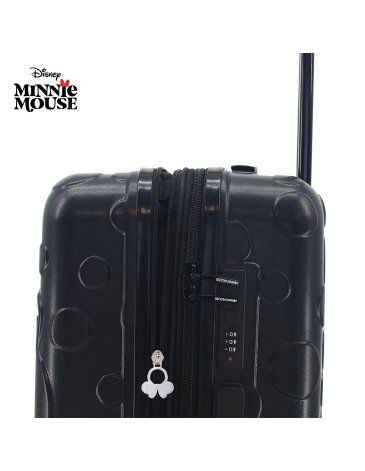 SET VALIJAS 20'' 24'' ABS NEGRAS MINNIE - DISNEY