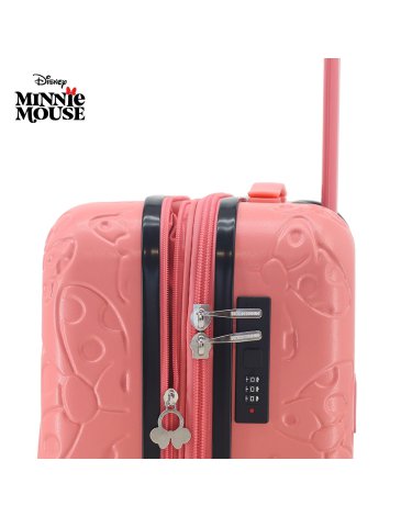 VALIJA CARRY ON 20'' ABS+UV ROSA MINNIE - DISNEY