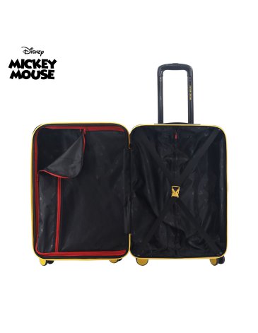 SET VALIJAS 20'' 24'' ABS/PC  MICKEY  Negro  y Blanco - DISNEY