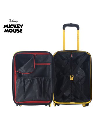VALIJA CARRY ON 20'' ABS+UV NEGRA MICKEY - DISNEY