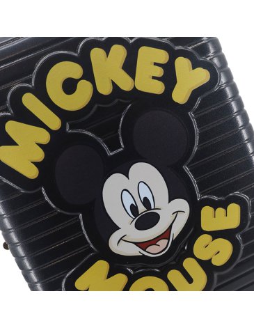VALIJA CARRY ON 20'' ABS+UV NEGRA MICKEY - DISNEY