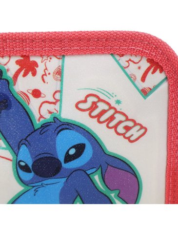 Cartuchera 2 divisiones Disney Stitch - DISNEY